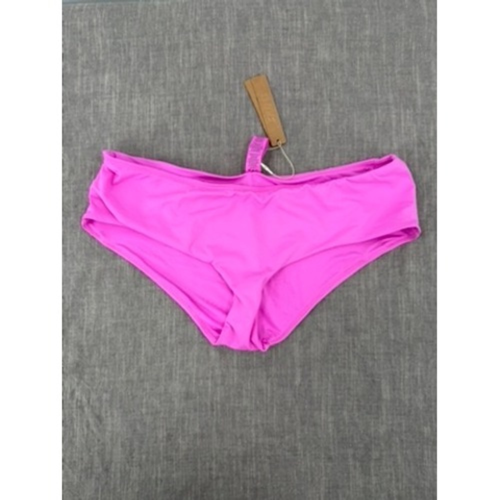 SKIMS Recycled Swim Hipster Bikini Bottom Neon Orchid Pink Size M Medium NWT